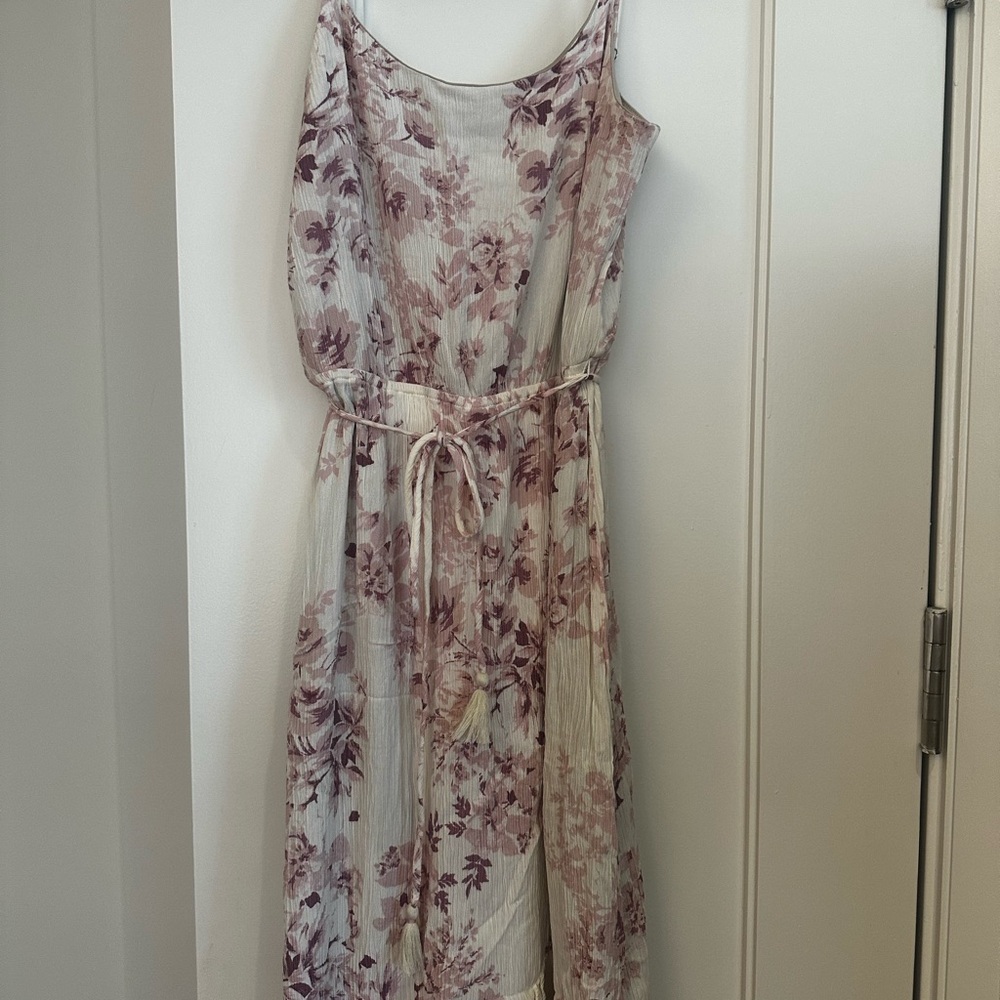Lovestitch Pink/Ivory Midi Sundress